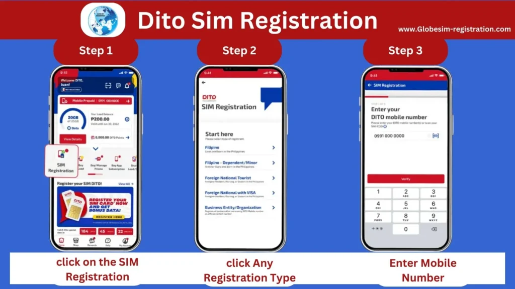 DITO SIM Registration APP Method