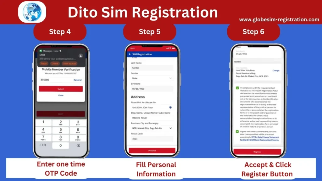 DITO SIM Registration APP Method