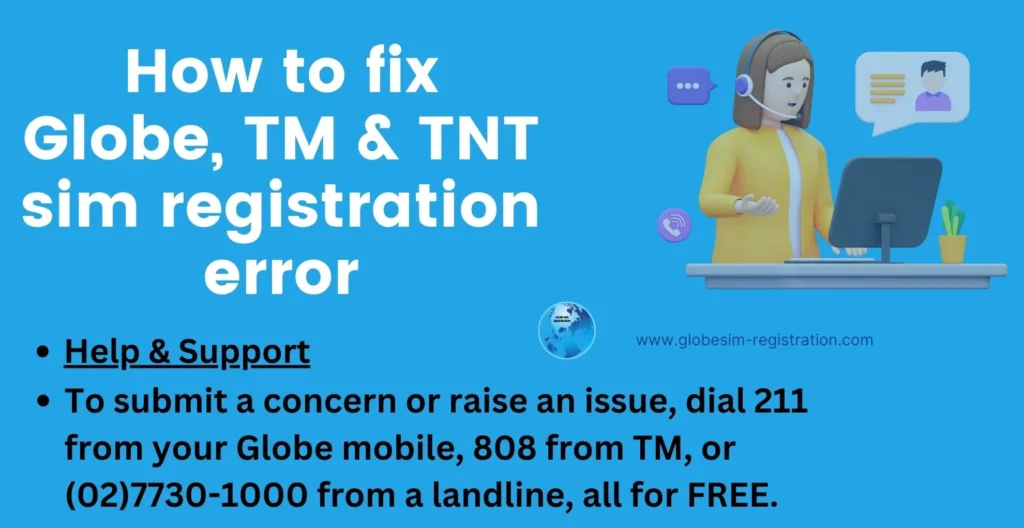 How to fix Globe, TM, and TNT sim registration error